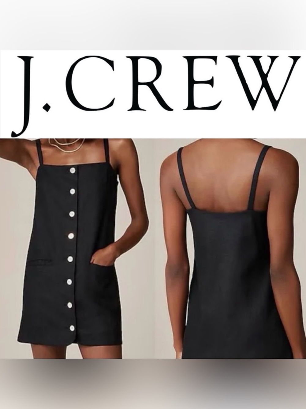 J. Crew Claudia Linen Dress
